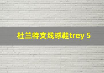 杜兰特支线球鞋trey 5